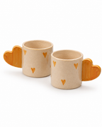 Honey Heart Mug | Set of 2