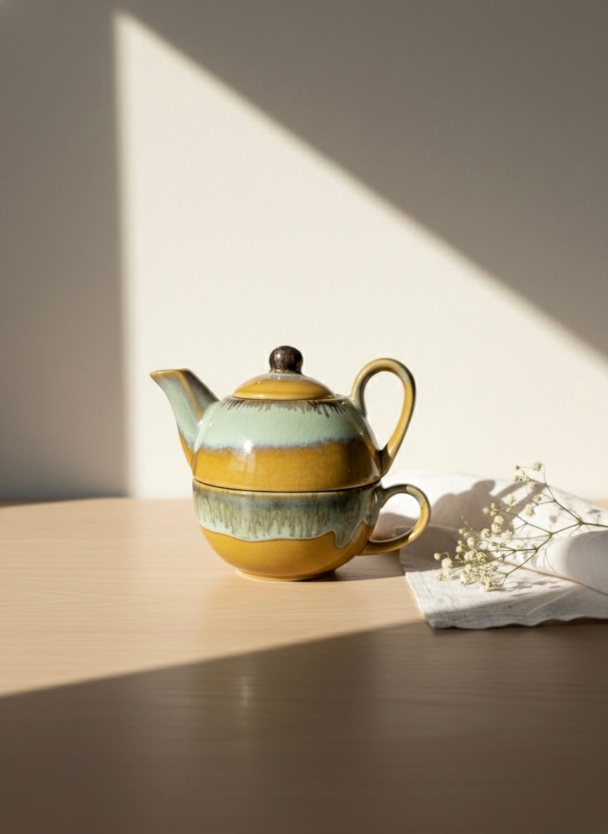 The Sky & Sand Stacker | Set of cup and kettle