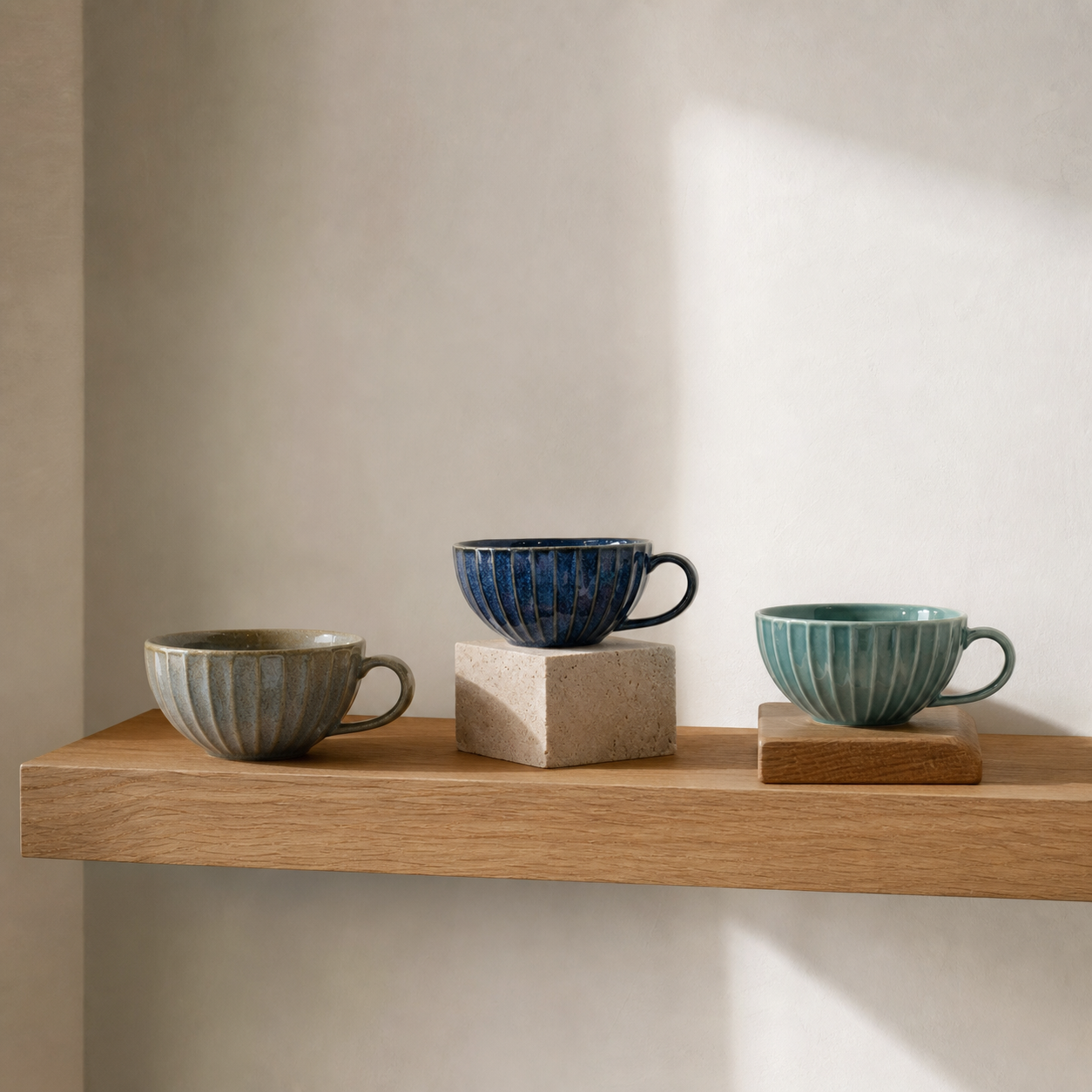 Pleated Brew Mug | Set of 2