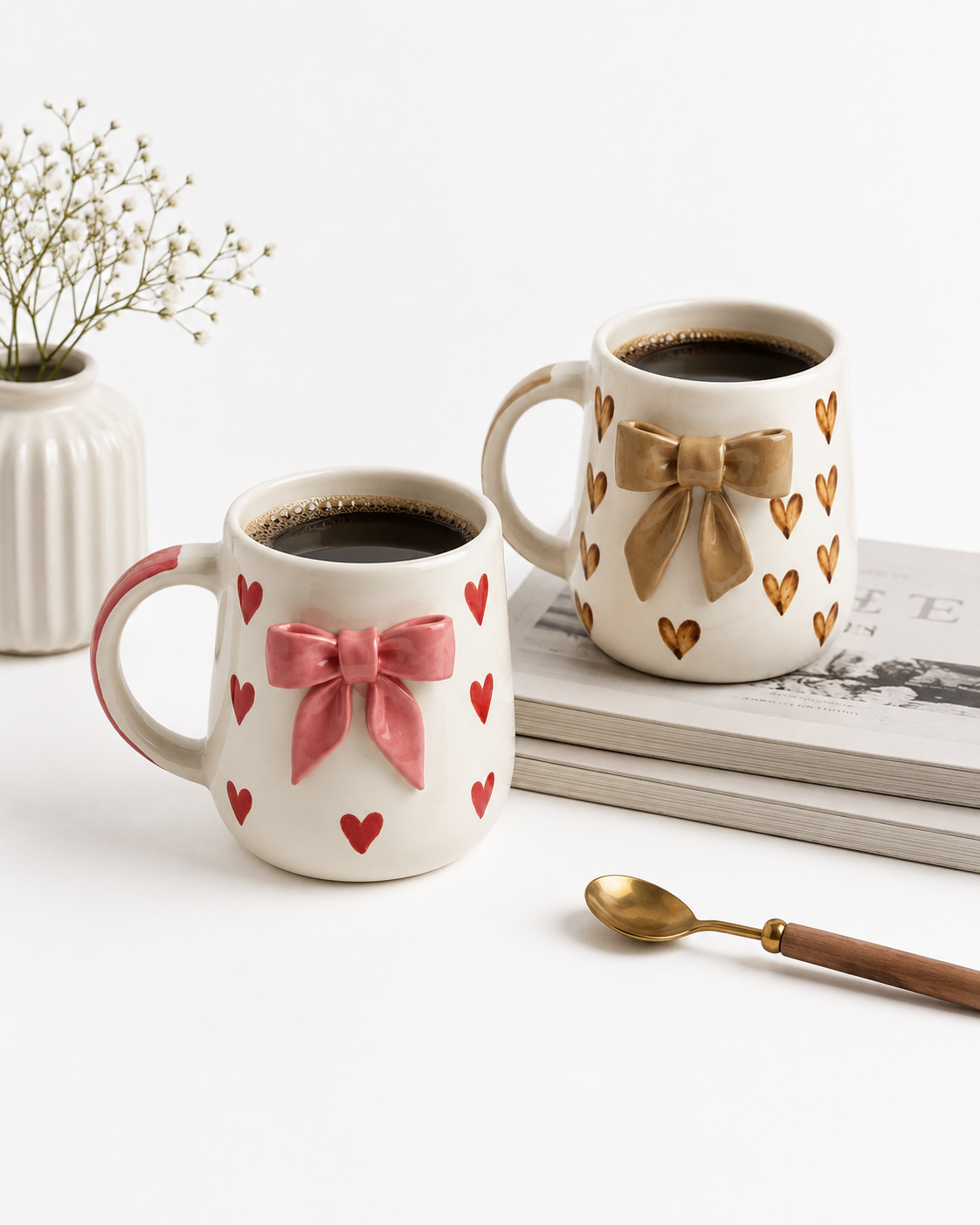 Ribbon Heart Mug