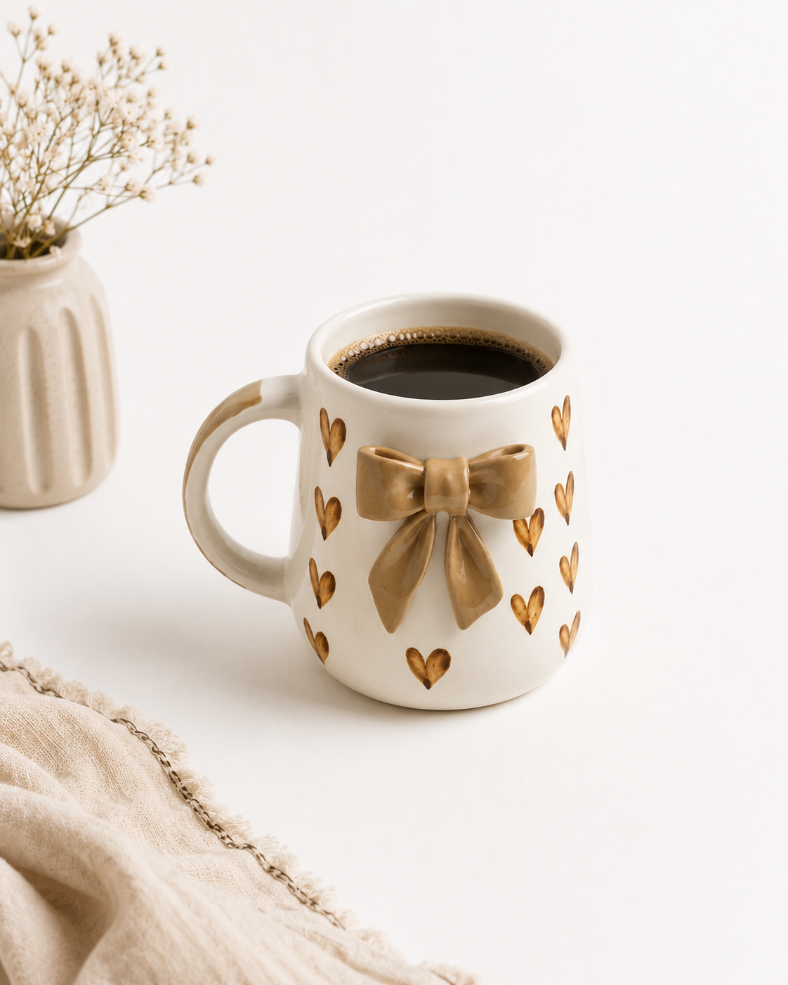 Ribbon Heart Mug