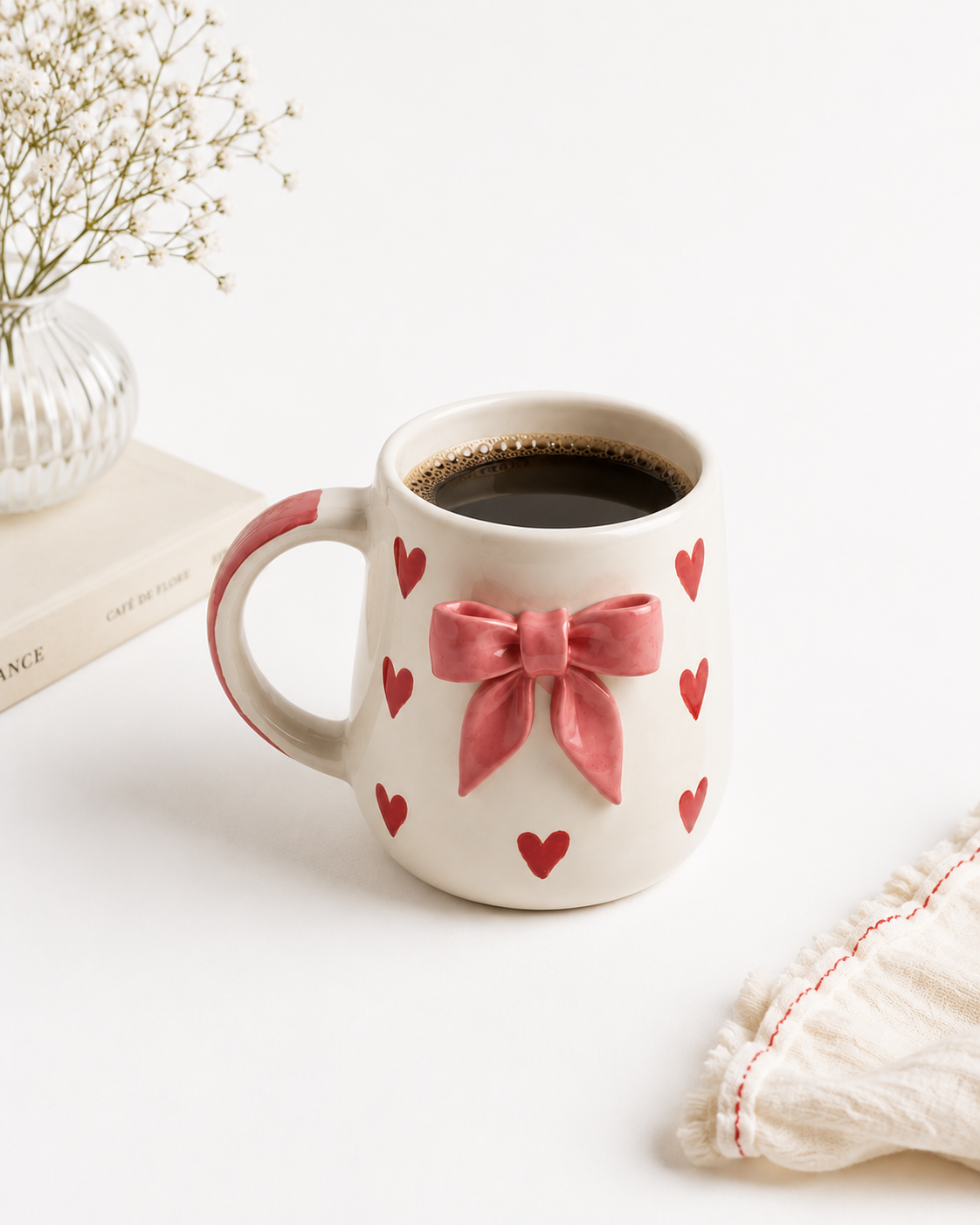 Ribbon Heart Mug