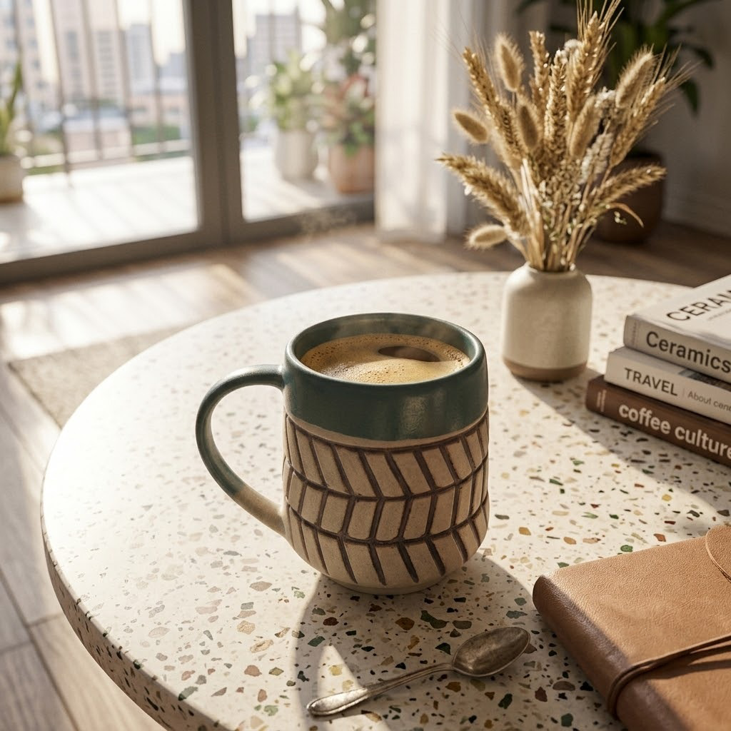 Sage Weave Mug