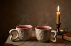 Rosy Heart Mug | Set of 2