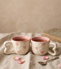 Rosy Heart Mug | Set of 2