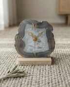 Moonstone Hour Agate Stone Clock