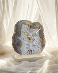 Moonstone Hour Agate Stone Clock