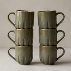 Ridge Mugs | Set of 6
