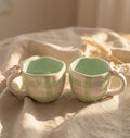 Gingham Garden Mug | Set of 2