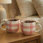 Gingham Garden Mug | Set of 2