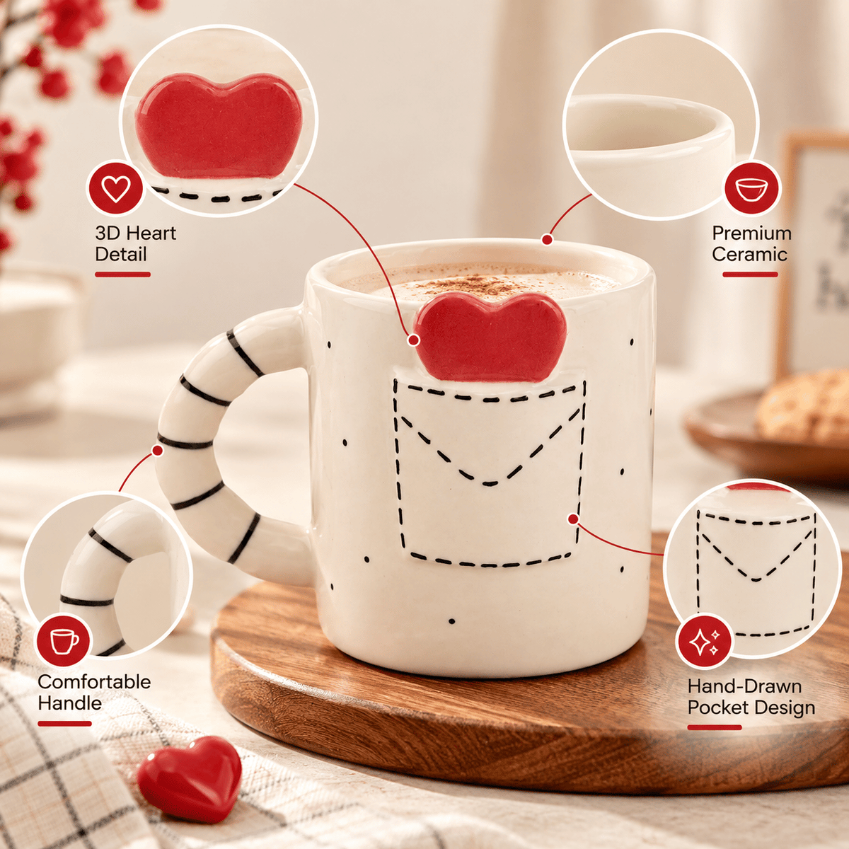 Pocket Heart Mug