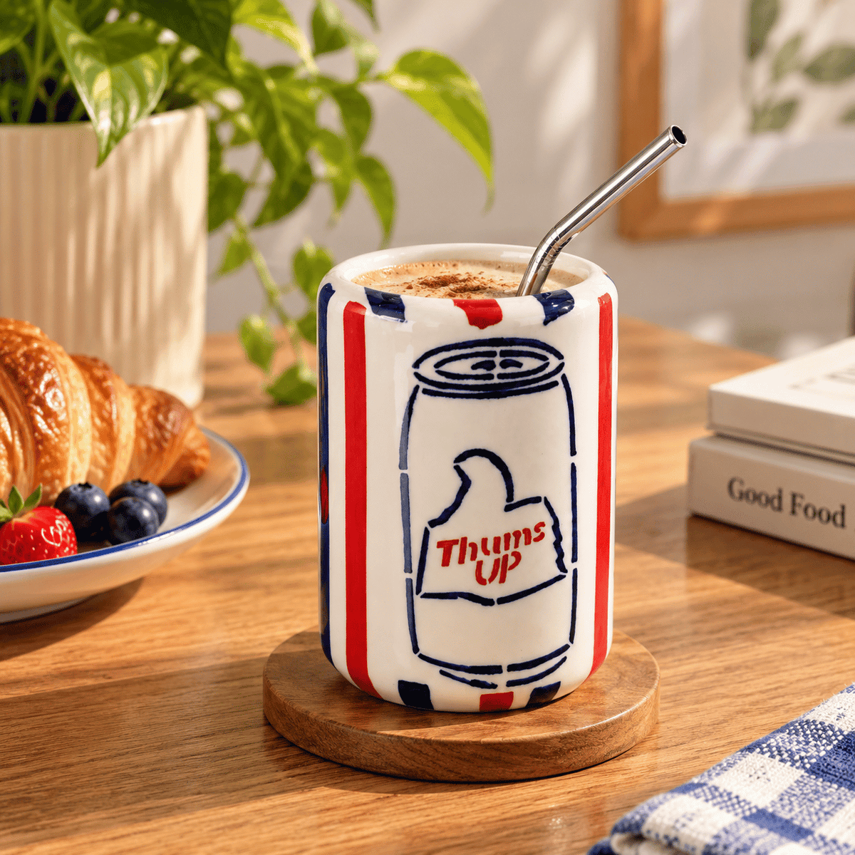 Thums Up Doodle Sipper